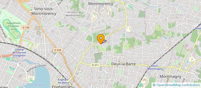 localisation de l'entreprise SOCIETE CIVILE LES BEAUX SITES  DEUIL-LA-BARRE