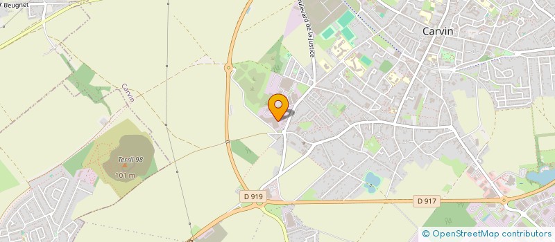 localisation de l'entreprise SOCIETE CIVILE LES BLEUETS  CARVIN