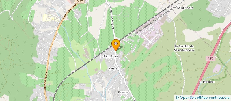 localisation de l'entreprise SOCIETE CIVILE LES BRUYERES  LE LUC