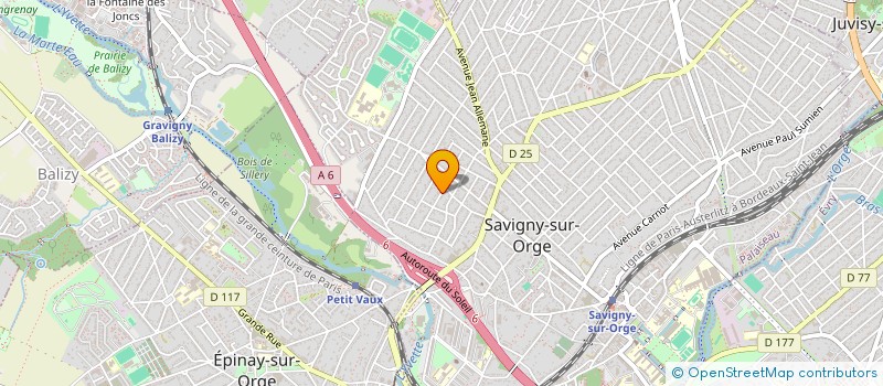 localisation de l'entreprise SOCIETE CIVILE LES CERISIERS  SAVIGNY-SUR-ORGE