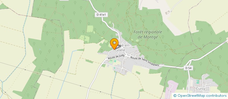 localisation de l'entreprise SOCIETE CIVILE LES CHARMES  MONTGE-EN-GOELE