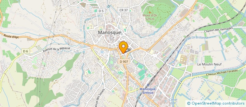 localisation de l'entreprise SOCIETE CIVILE LES CHAUVINETS à MANOSQUE