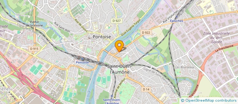 localisation de l'entreprise SOCIETE CIVILE LES CHENES à SAINT-OUEN-L'AUMONE