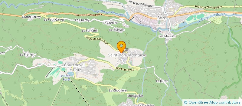 localisation de l'entreprise SOCIETE CIVILE LES CHENES VERTS à COURCHEVEL