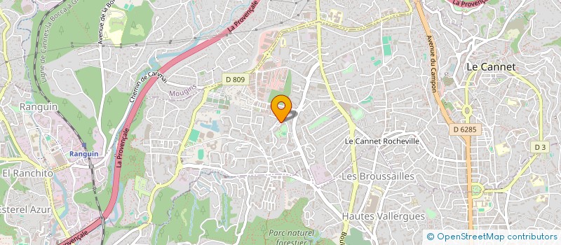 localisation de l'entreprise SOCIETE CIVILE LES CINQ A à LE CANNET