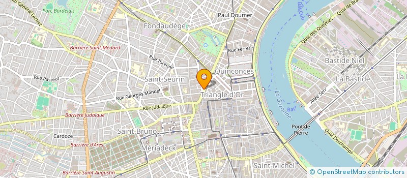 localisation de l'entreprise SOCIETE CIVILE LES CLARINES à BORDEAUX