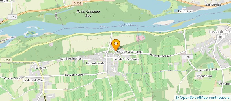 localisation de l'entreprise SOCIETE CIVILE LES COTEAUX DE LOIRE à MONTLOUIS-SUR-LOIRE