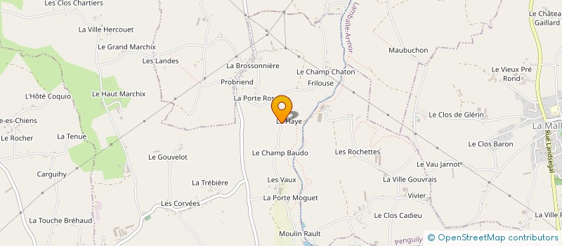 localisation de l'entreprise SOCIETE CIVILE LES EBIHENS  SAINT-TRIMOEL