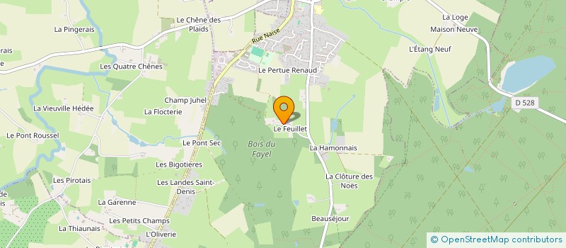 localisation de l'entreprise SOCIETE CIVILE LES EMBRUNS  SAINT-SULPICE-LA-FORET