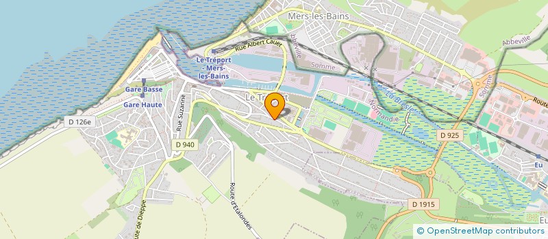 localisation de l'entreprise SOCIETE CIVILE LES ERABLES 76910  LE TREPORT