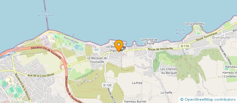 localisation de l'entreprise SOCIETE CIVILE LES FOULEES à CHERBOURG-EN-COTENTIN