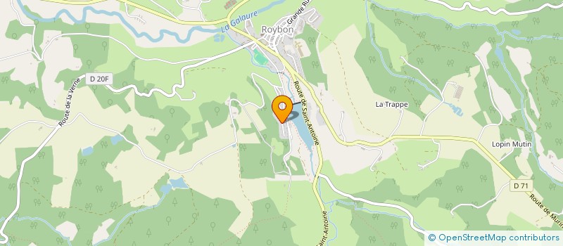 localisation de l'entreprise SOCIETE CIVILE LES GEMEAUX  ROYBON