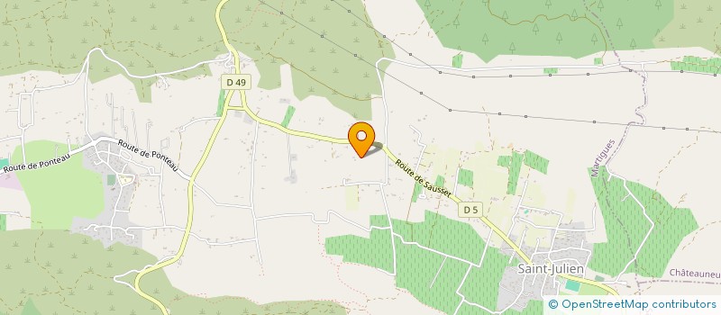 localisation de l'entreprise SOCIETE CIVILE LES GRANDS PINS  MARTIGUES