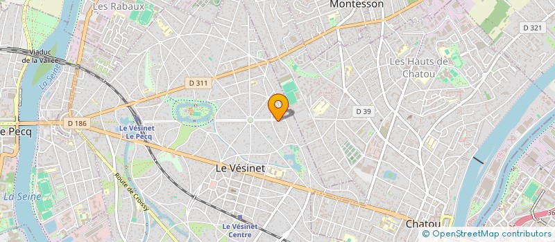 localisation de l'entreprise SOCIETE CIVILE LES INQUAIRADES  LE VESINET