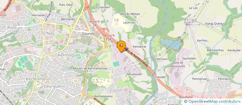 localisation de l'entreprise SOCIETE CIVILE LES MELIADES à QUIMPER