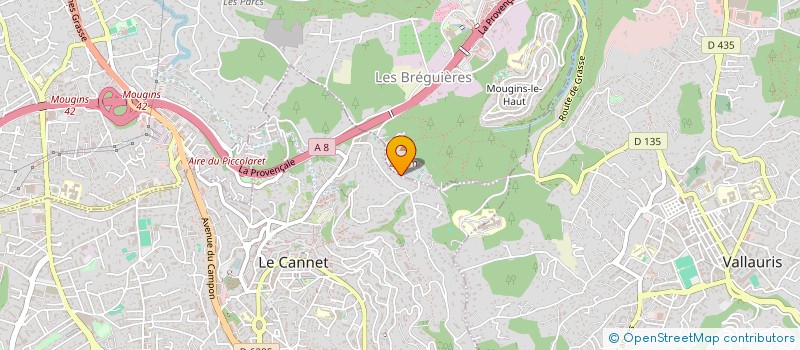 localisation de l'entreprise SOCIETE CIVILE LES MOINEAUX à LE CANNET