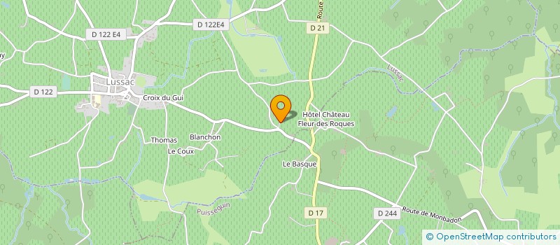 localisation de l'entreprise SOCIETE CIVILE LES MURAILLES à LUSSAC