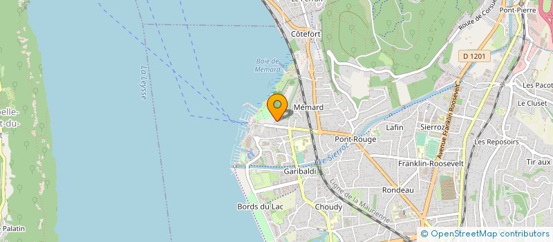 localisation de l'entreprise SOCIETE CIVILE LES NARCISSES à AIX-LES-BAINS