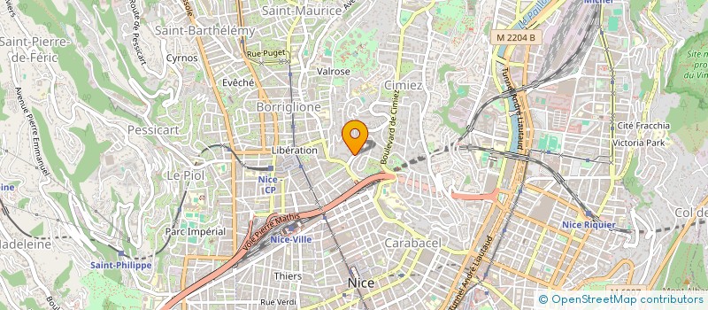 localisation de l'entreprise SOCIETE CIVILE LES ORANGERS  NICE