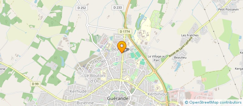 localisation de l'entreprise SOCIETE CIVILE LES PALUDIERS  GUERANDE