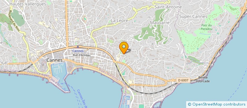 localisation de l'entreprise SOCIETE CIVILE LES PETITS CLOUS à CANNES