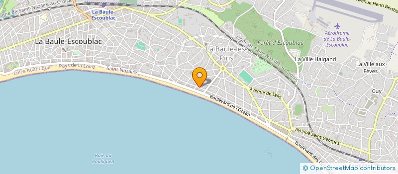 localisation de l'entreprise SOCIETE CIVILE LES PINS à LA BAULE-ESCOUBLAC