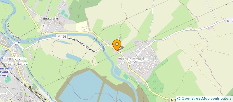 localisation de l'entreprise SOCIETE CIVILE LES PRESLES  ART-SUR-MEURTHE