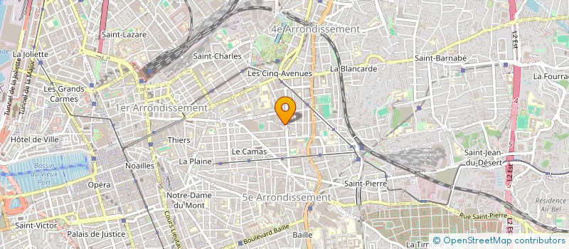 localisation de l'entreprise SOCIETE CIVILE LES RANDONNEURS à MARSEILLE