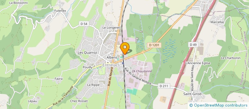 localisation de l'entreprise SOCIETE CIVILE LES ROMAINS  ENTRELACS