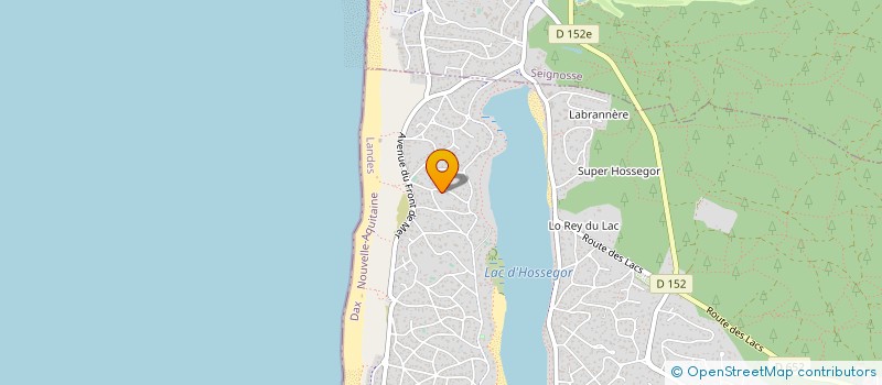 localisation de l'entreprise SOCIETE CIVILE LES SAUGES  SOORTS-HOSSEGOR