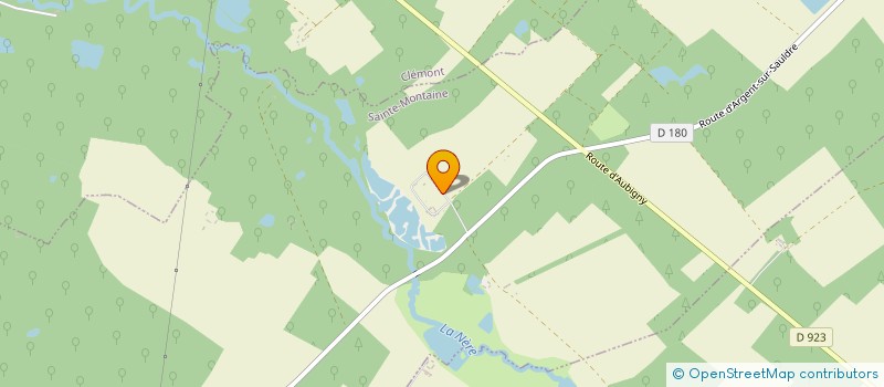 localisation de l'entreprise SOCIETE CIVILE LES TERRES DES FORETS  SAINTE-MONTAINE