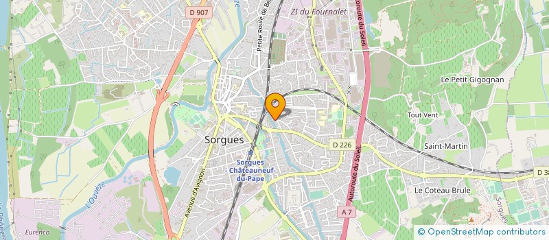 localisation de l'entreprise SOCIETE CIVILE LES TILLEULS à SORGUES