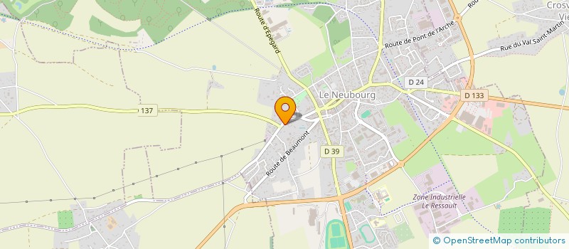 localisation de l'entreprise SOCIETE CIVILE LES TROIS FRERES  LE NEUBOURG