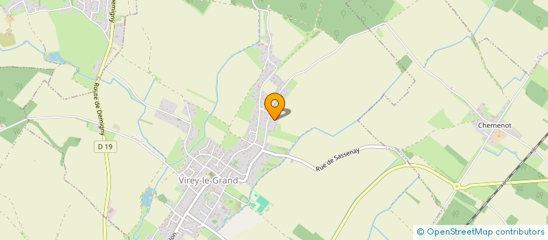 localisation de l'entreprise SOCIETE CIVILE LES TROIS GRENIERS  VIREY-LE-GRAND