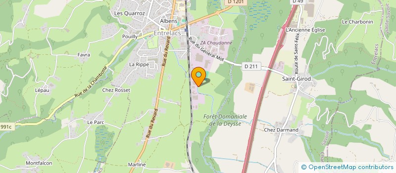 localisation de l'entreprise SOCIETE CIVILE LES TROIS JONQUILLES  VALLIERES-SUR-FIER