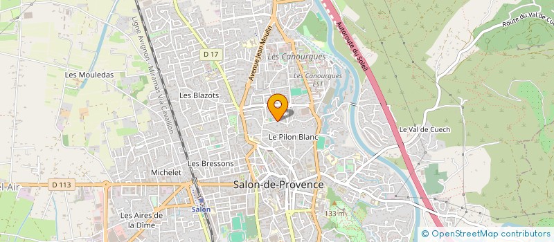 localisation de l'entreprise SOCIETE CIVILE LES TROIS M  SALON-DE-PROVENCE