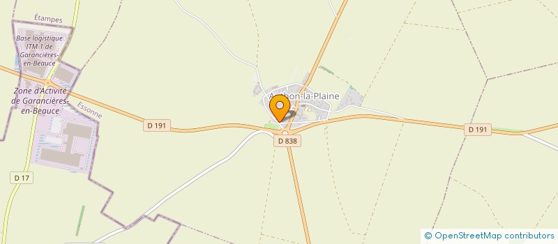 localisation de l'entreprise SOCIETE CIVILE LES TROIS VALLEES  AUTHON-LA-PLAINE