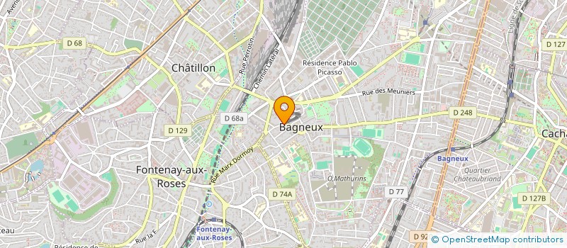 localisation de l'entreprise SOCIETE CIVILE LES VIGNES à BAGNEUX