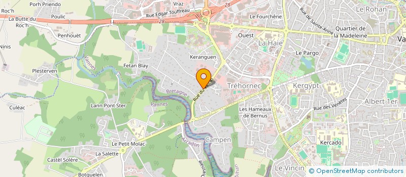 localisation de l'entreprise SOCIETE CIVILE LGMO  VANNES
