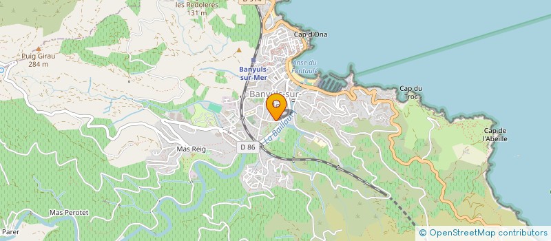 localisation de l'entreprise SOCIETE CIVILE LGS 66  BANYULS-SUR-MER