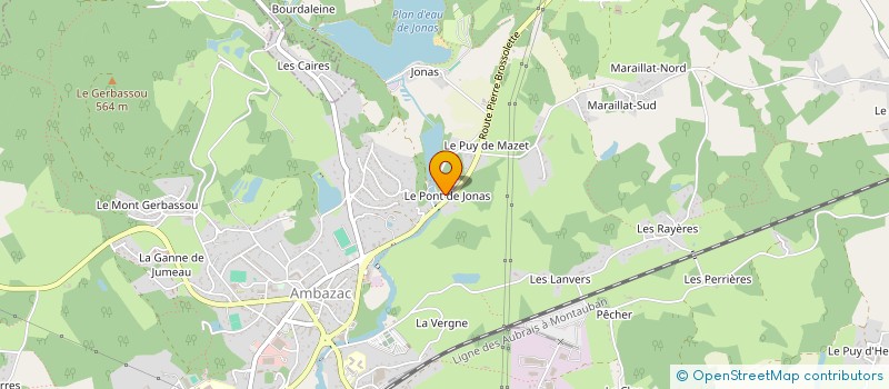 localisation de l'entreprise SOCIETE CIVILE LIMOUSIN  AMBAZAC