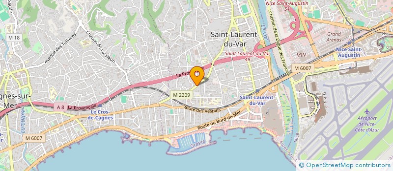 localisation de l'entreprise SOCIETE CIVILE LION  SAINT-LAURENT-DU-VAR