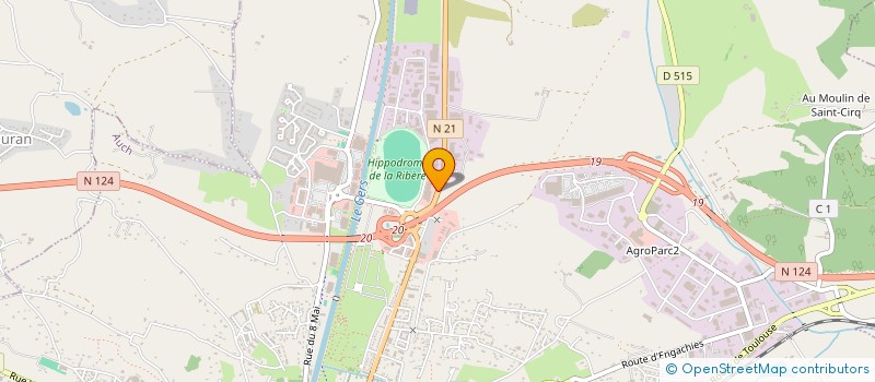 localisation de l'entreprise SOCIETE CIVILE LISA  AUCH