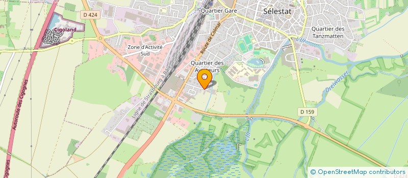 localisation de l'entreprise SOCIETE CIVILE LISAPE  SELESTAT