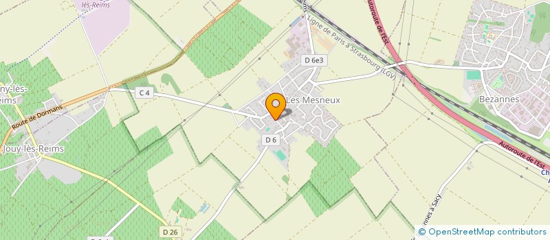 localisation de l'entreprise SOCIETE CIVILE LMR62  LES MESNEUX