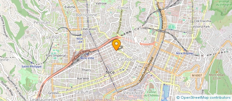 localisation de l'entreprise SOCIETE CIVILE LOCAR à NICE