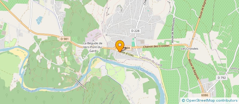 localisation de l'entreprise SOCIETE CIVILE LONGCHAMPS à CASTILLON-DU-GARD