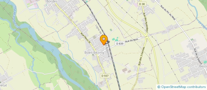 localisation de l'entreprise SOCIETE CIVILE LOTISSEMENT HONTAA  BOEIL-BEZING