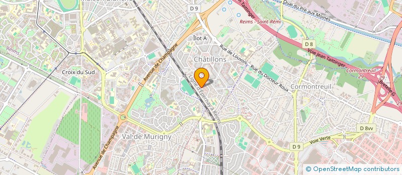 localisation de l'entreprise SOCIETE CIVILE LOUCA  REIMS