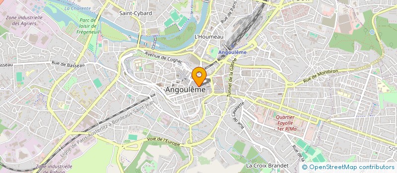 localisation de l'entreprise SOCIETE CIVILE LOUIS DE BROGLIE à ANGOULEME